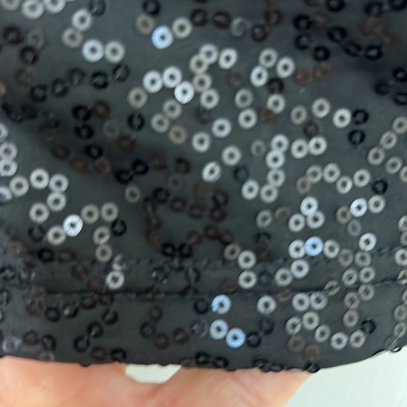 Kensie black, sequin, miniskirt, size small - Picture 4 of 9